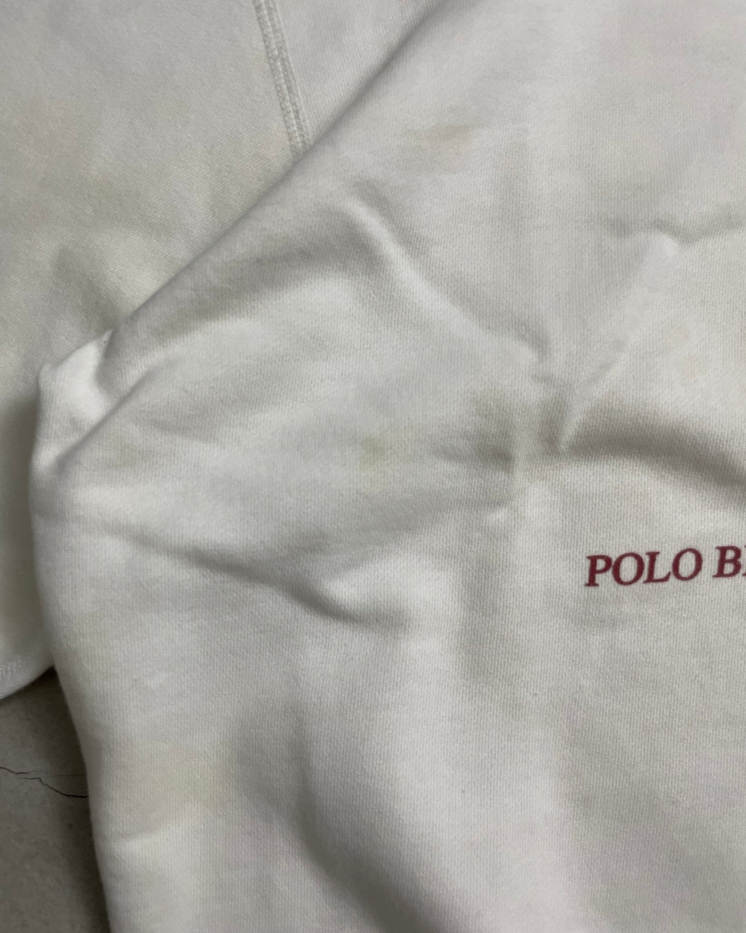 90's Ralph Lauren "POLO BEAR" フーディ 表記M ラルフローレン ポロベア