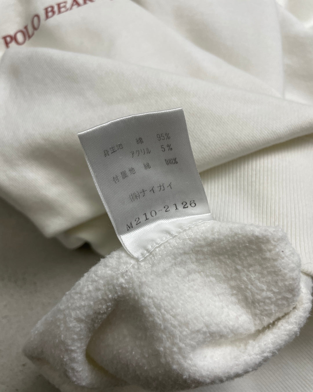 90's Ralph Lauren "POLO BEAR" フーディ 表記M ラルフローレン ポロベア