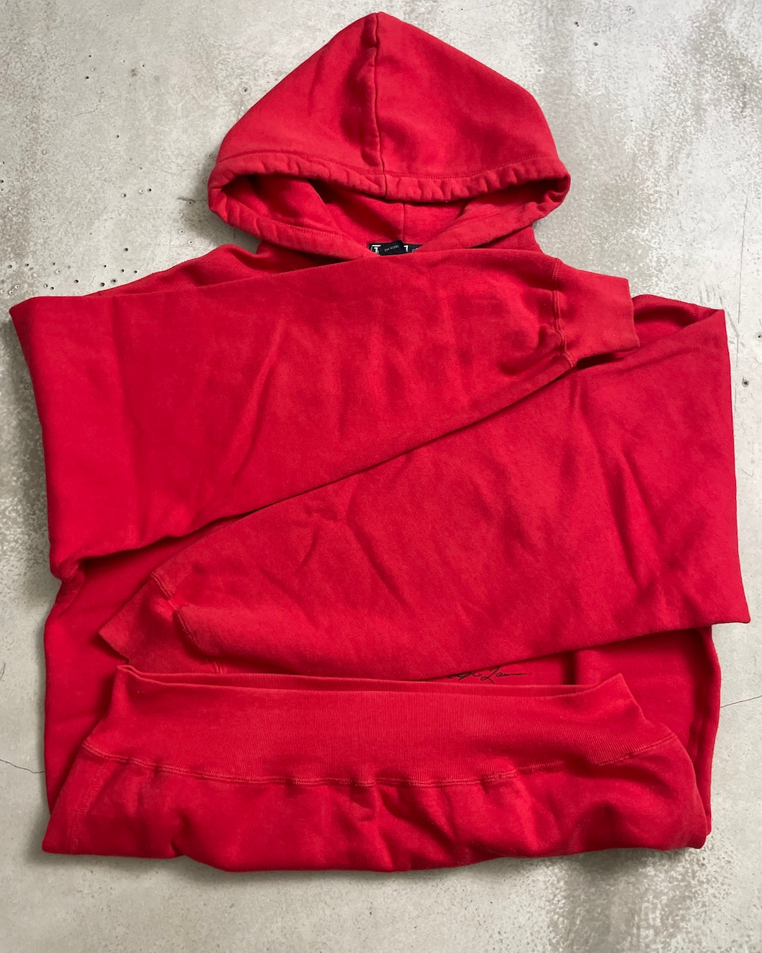 90's Ralph Lauren "POLO BEAR" フーディ 表記L ラルフローレン ポロベア