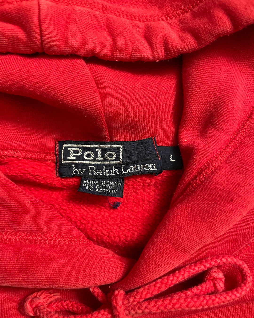 90's Ralph Lauren "POLO BEAR" フーディ 表記L ラルフローレン ポロベア