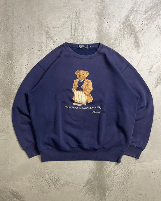90's Ralph Lauren "POLO BEAR" スウェット 表記M ラルフローレン ポロベア