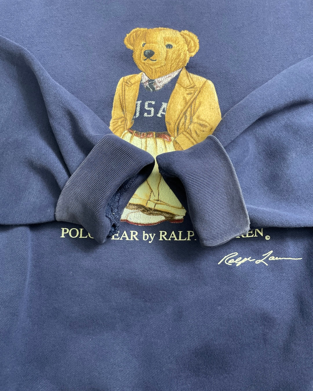 90's Ralph Lauren "POLO BEAR" スウェット 表記M ラルフローレン ポロベア