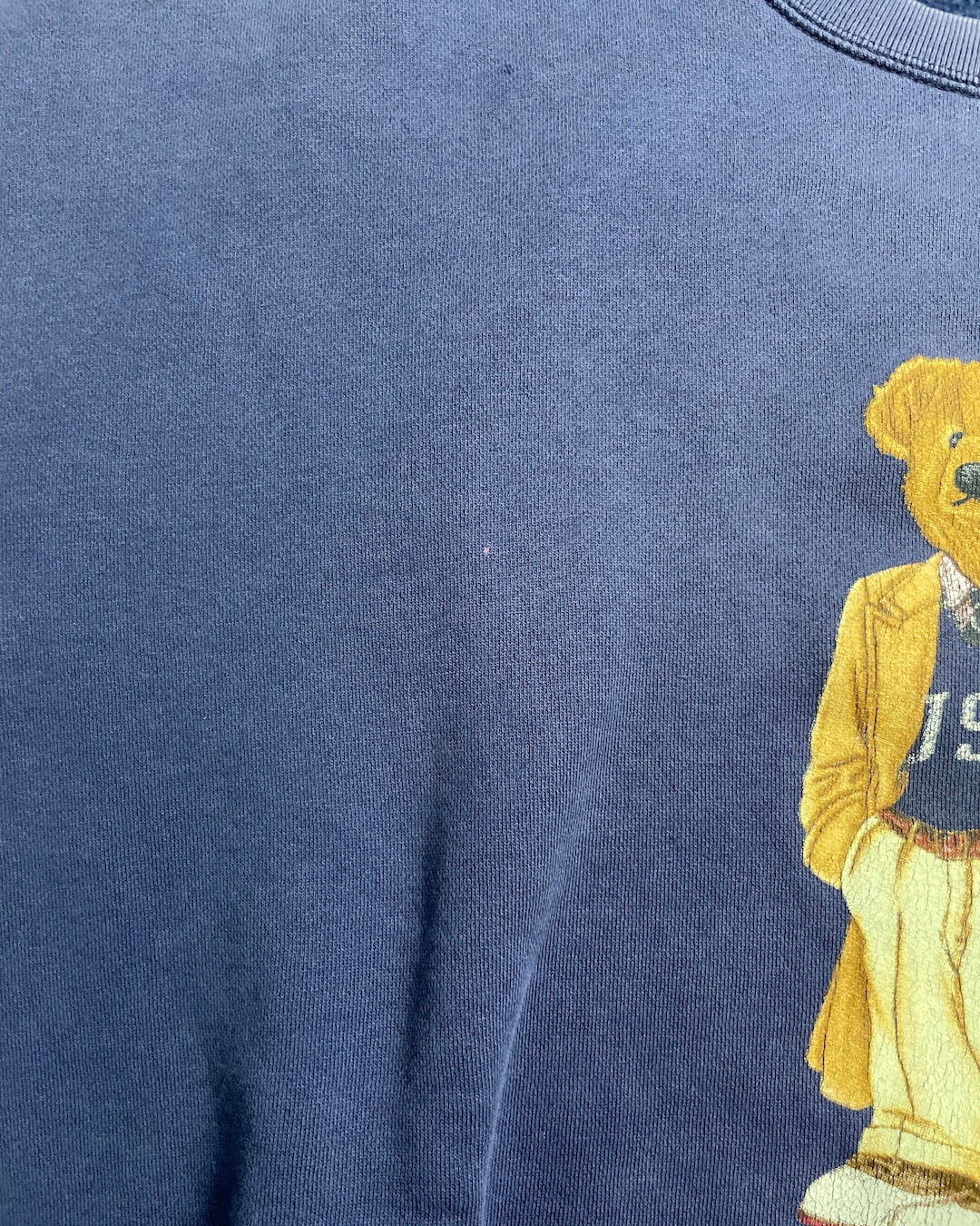 90's Ralph Lauren "POLO BEAR" スウェット 表記M ラルフローレン ポロベア