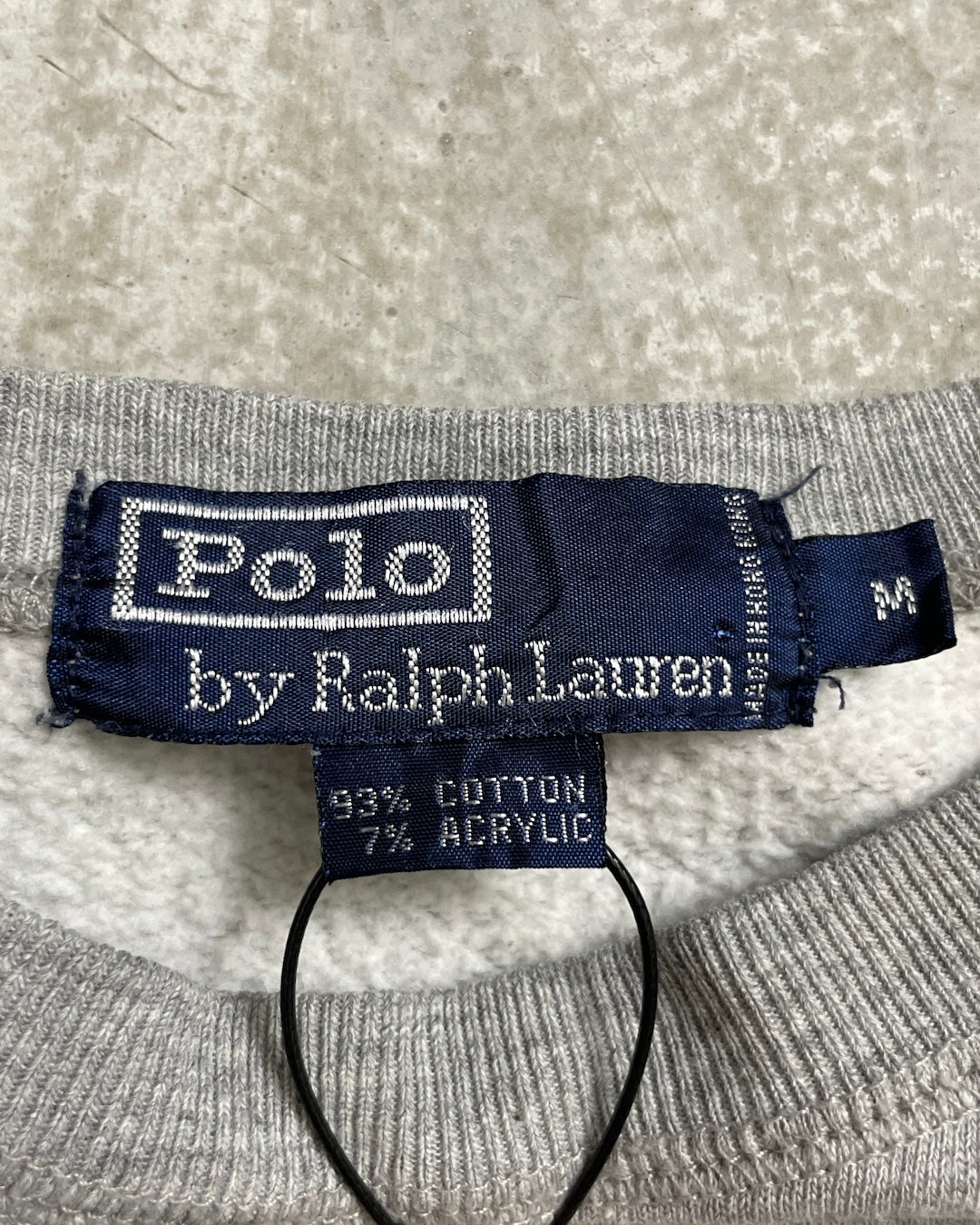 90's Ralph Lauren "POLO BEAR" ラグランスウェット 表記M ラルフローレン ポロベア