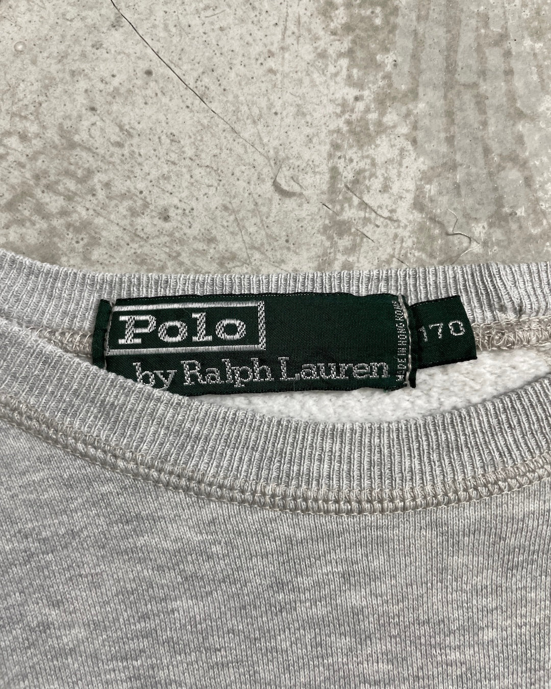 90's Ralph Lauren "POLO BEAR" ラグランスウェット 表記170 ラルフローレン ポロベア