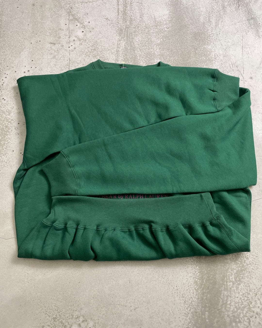 "DEADSTOCK" 90's Ralph Lauren "POLO BEAR" ラグランスウェット 表記M ラルフローレン ポロベア