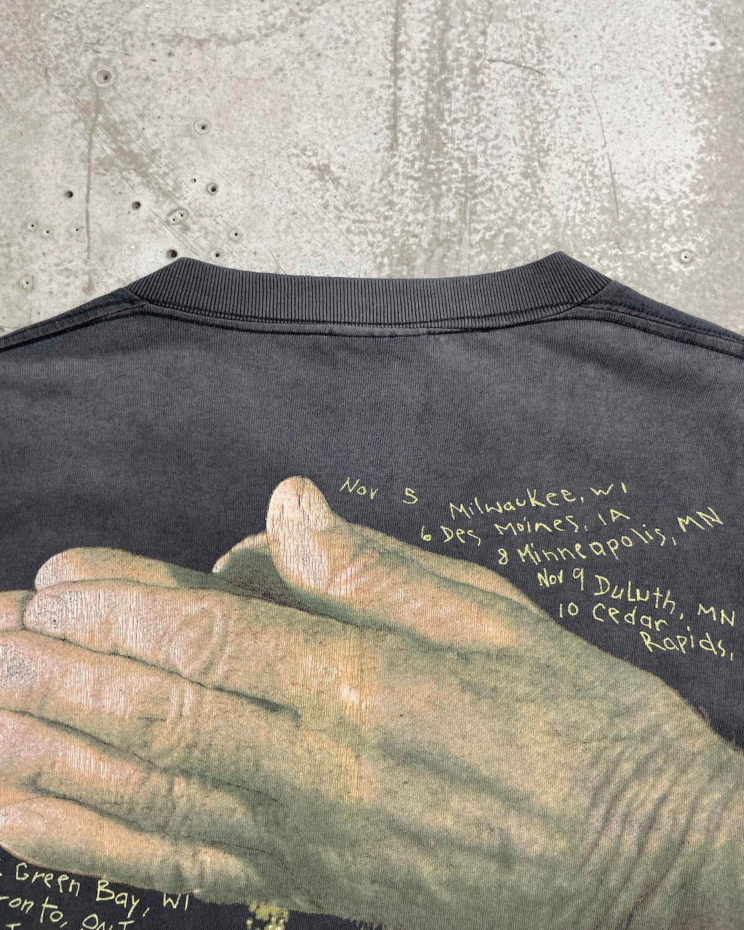 90's METALLICA "ENTER SANDOMANN" バンドTシャツ アルバム 両面プリント 表記L USA製 メタリカ サンドマン