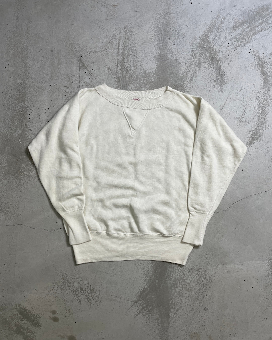 60's B.V.D. スウェット 前V セットインスリーブ ブランク ヴィンスエ 表記M 38-40