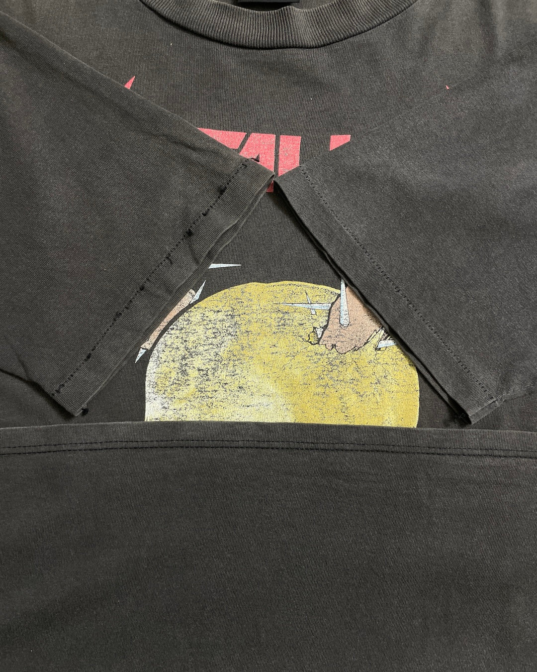 80's METALLICA "Damage Inc." バンドTシャツ 両面プリント PUSHEAD 表記L USA製 メタリカ パスヘッド