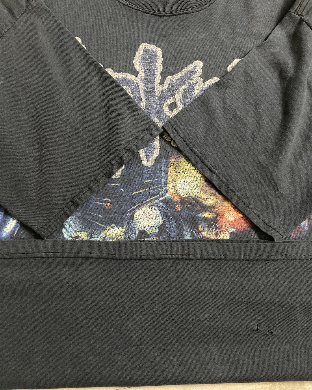 00's Slipknot バンドTシャツ メンバー 両面プリント 表記M USA製 スリップノット グランジ 襤褸