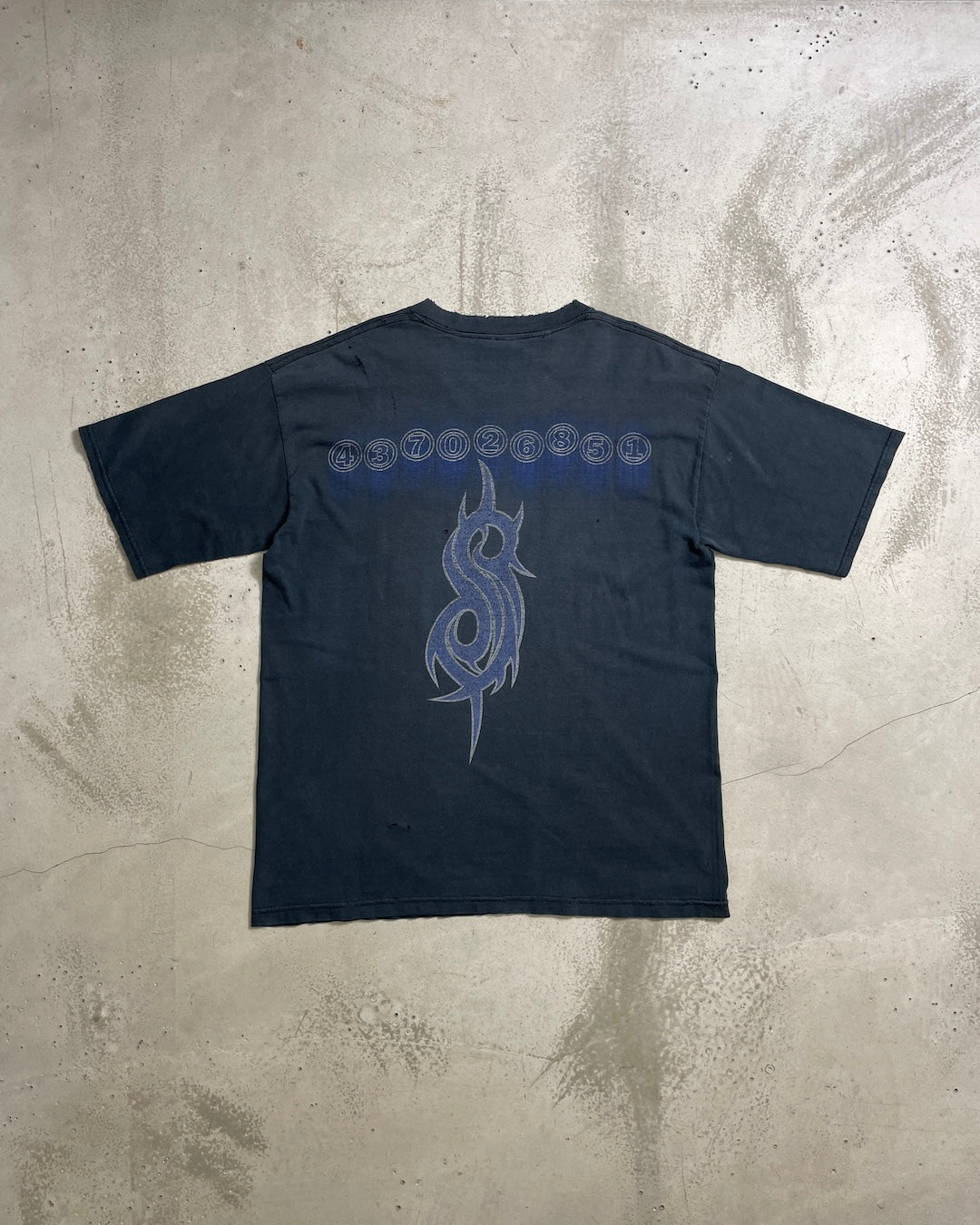 00's Slipknot バンドTシャツ メンバー 両面プリント 表記M USA製 スリップノット グランジ 襤褸
