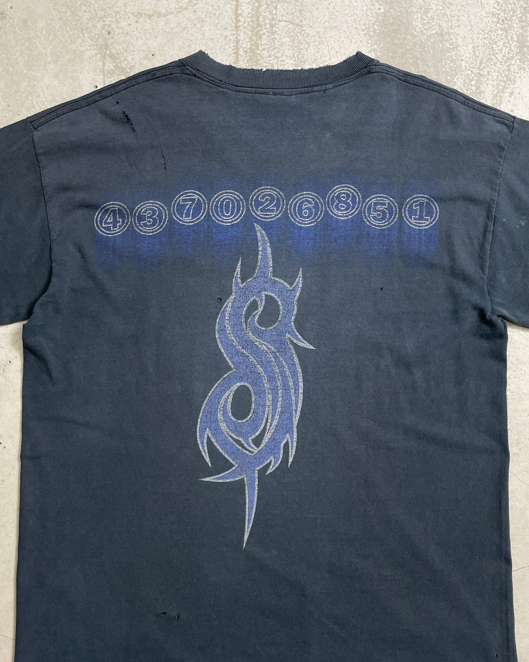 00's Slipknot バンドTシャツ メンバー 両面プリント 表記M USA製 スリップノット グランジ 襤褸