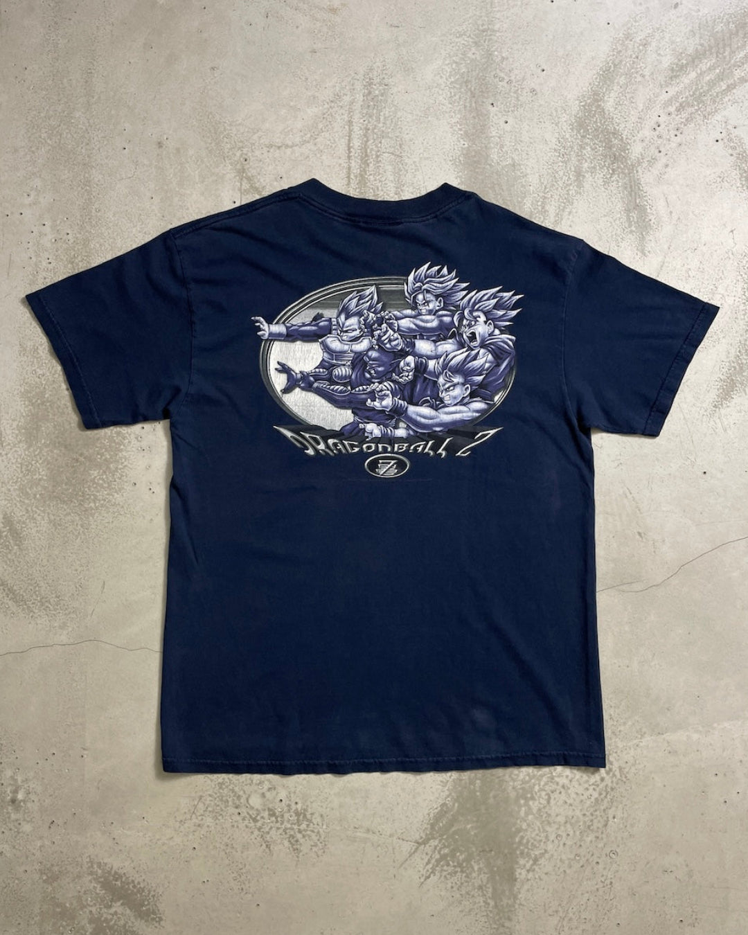 90's DRAGONBALL Z "Z戦士" アニメTシャツ両面プリント 表記L USA製 ドラゴンボール