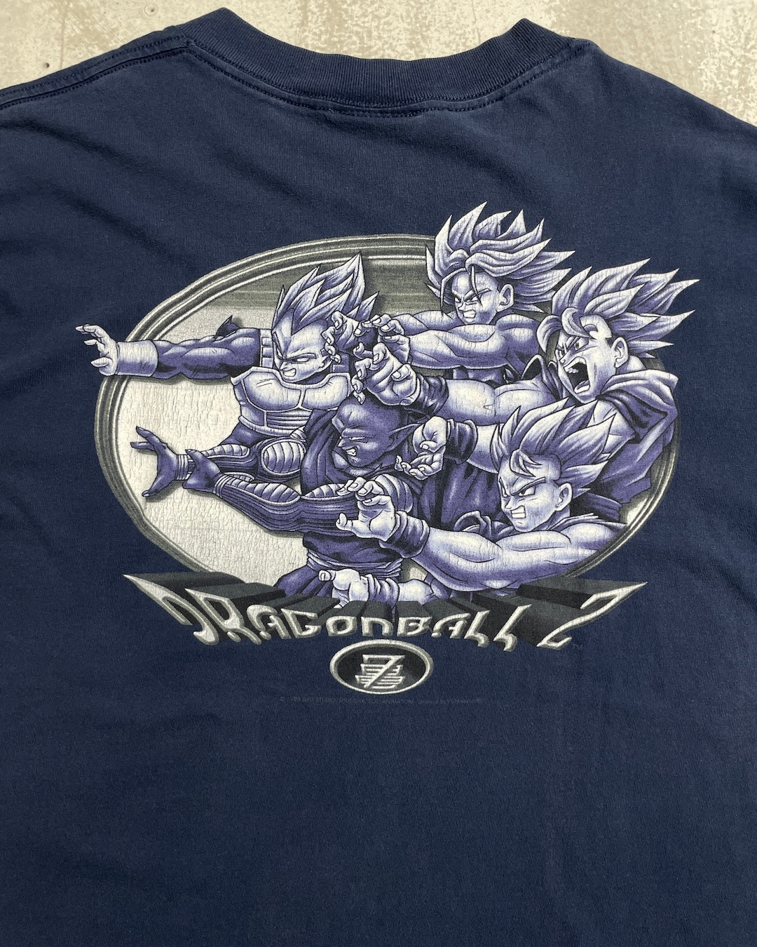 90's DRAGONBALL Z "Z戦士" アニメTシャツ両面プリント 表記L USA製 ドラゴンボール