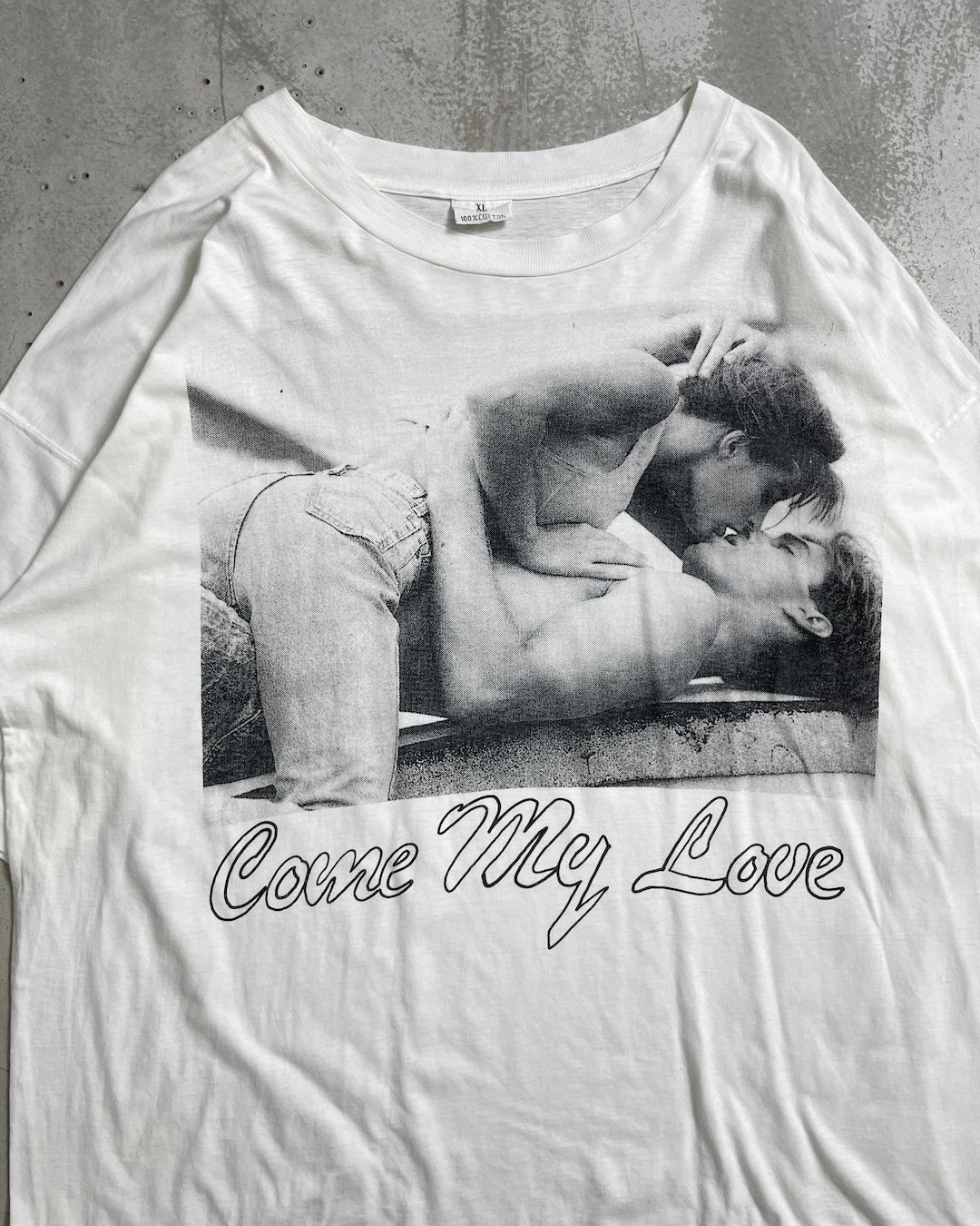 00's Bruce Weber "Come my Love" フォトTシャツ 表記XL ブルースウェーバー