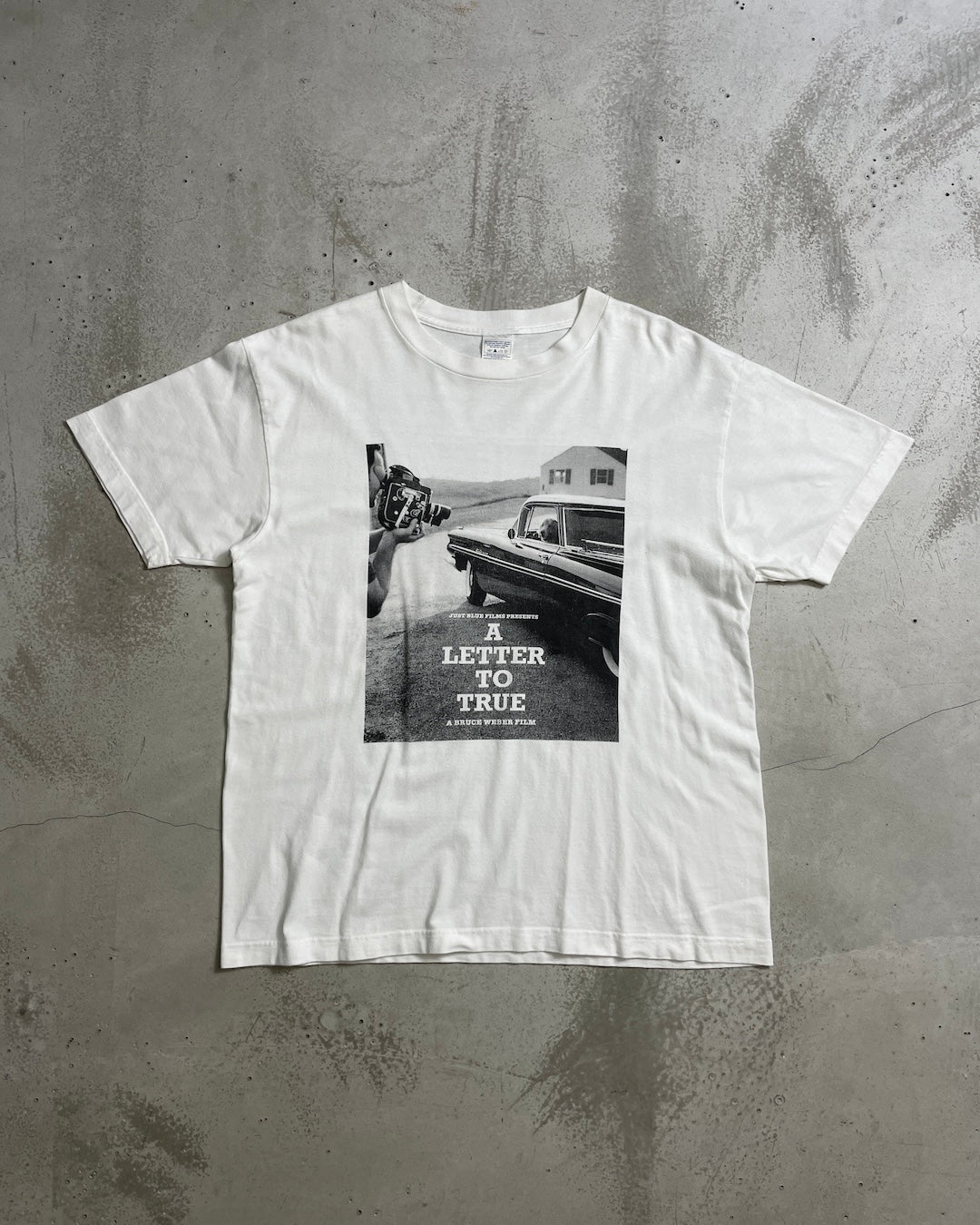 00's Bruce Weber "A LETTER TO TRUE" フォトTシャツ 両面プリント ブルースウェーバー