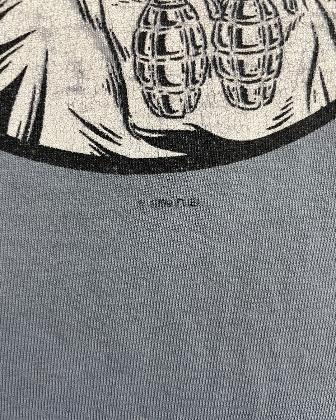 90's Fuel "Jesus or a gun" バンドTシャツ 両面プリント 表記L メキシコ製 フューエル