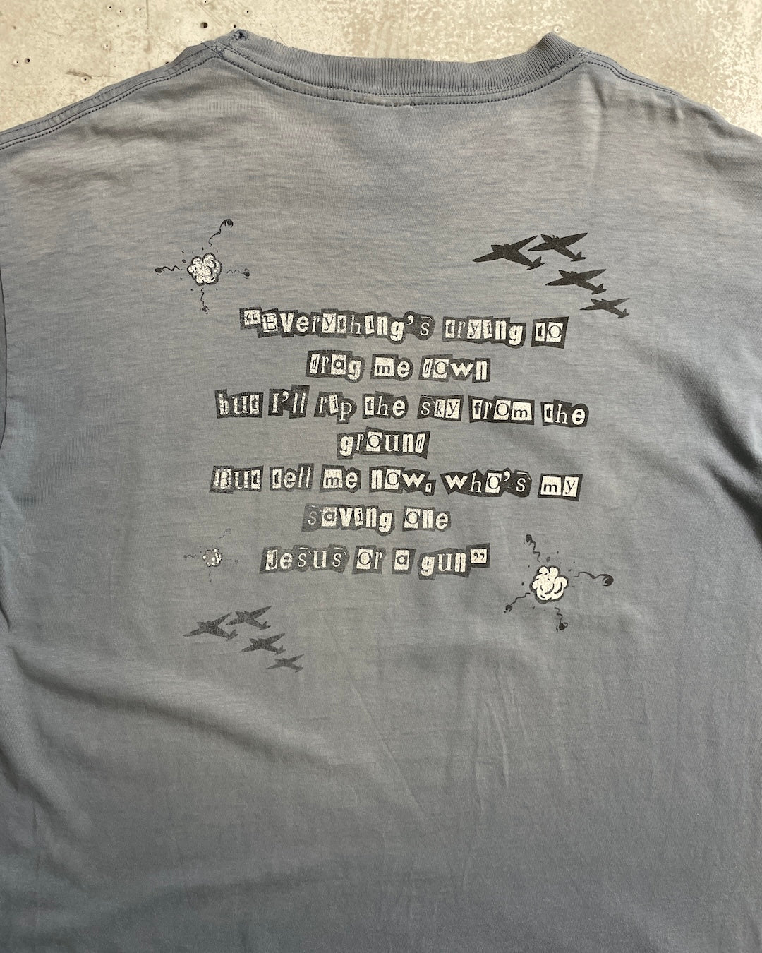 90's Fuel "Jesus or a gun" バンドTシャツ 両面プリント 表記L メキシコ製 フューエル