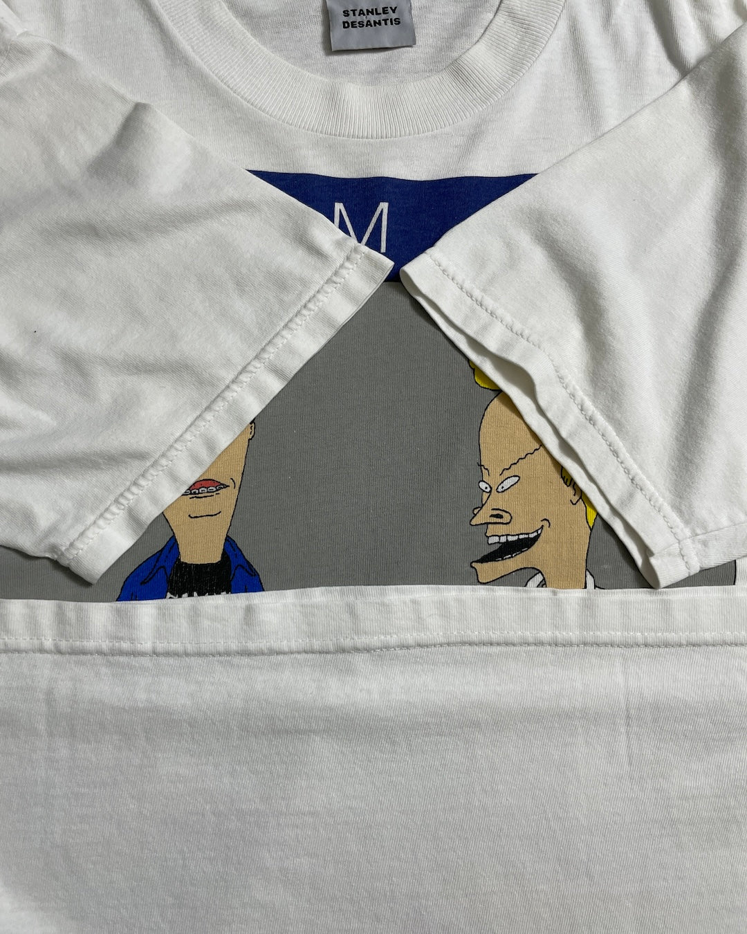 90's Beavis & Butt-Head トミーパロディ 表記L USA製 MTV ビーバスアンドバッドヘッド