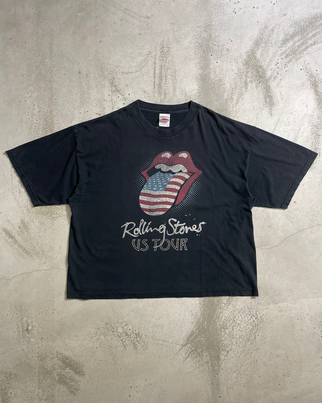 00's The Rolling Stones "Lips and Tongue" バンドTシャツ 表記XL メキシコ製 ローリングストーンズ