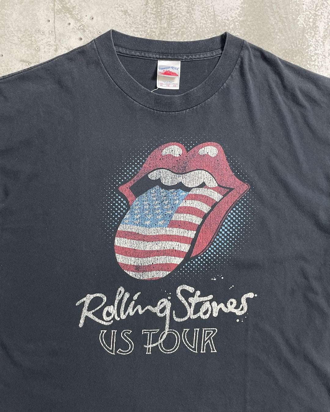 00's The Rolling Stones "Lips and Tongue" バンドTシャツ 表記XL メキシコ製 ローリングストーンズ