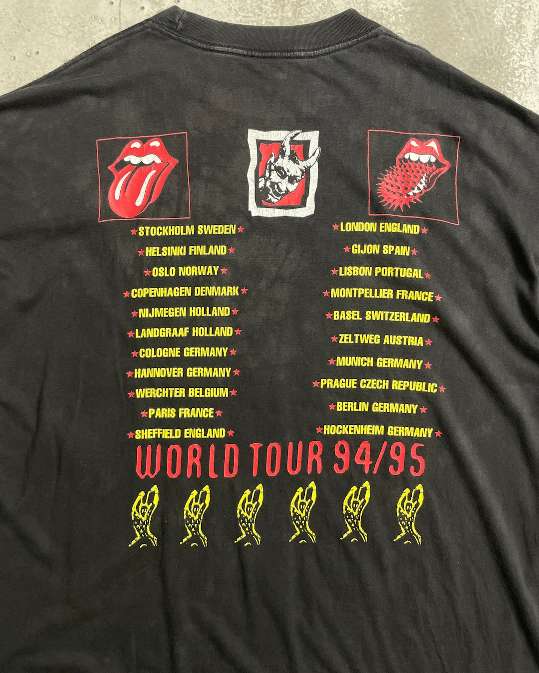 90's The Rolling Stones "Voodoo" ユーロ バンドTシャツ 両面プリント ユーロボディ ローリングストーンズ