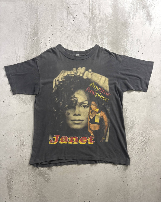 90's Janet Jackson "Janet."ツアーTシャツ フォト 両面プリント ジャネットジャクソン