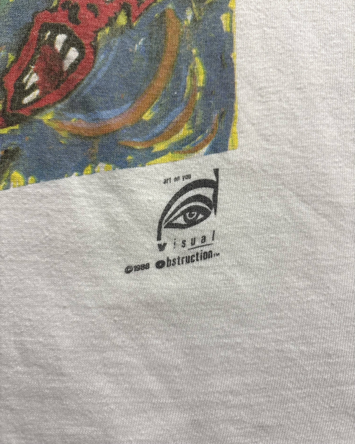 90's Bruce Wall "METRO FREAKO" アートTシャツ ブルースウォール