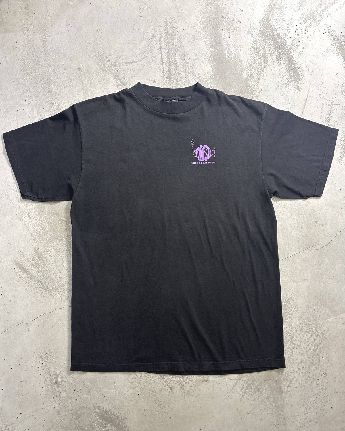 90's PHISH LOCAL CREW バンドTシャツ 表記XL フィッシュ