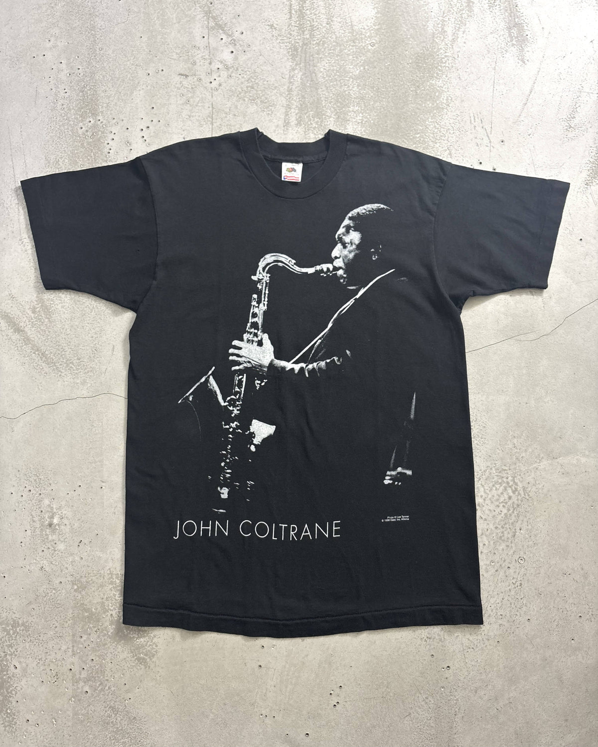 90's John Coltrane ジャズ歌手 フォトTシャツ 表記L USA製 ジョーンコルトレーン
