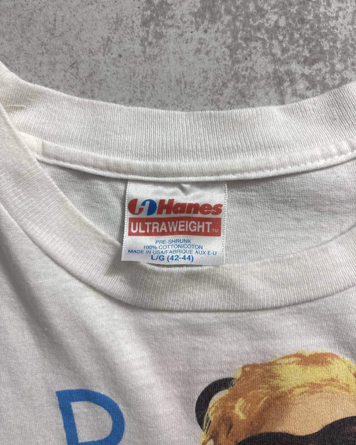 90's MADONNA "Backstage Pass Fits" フォトTシャツ 両面プリント 表記L USA製 マドンナ