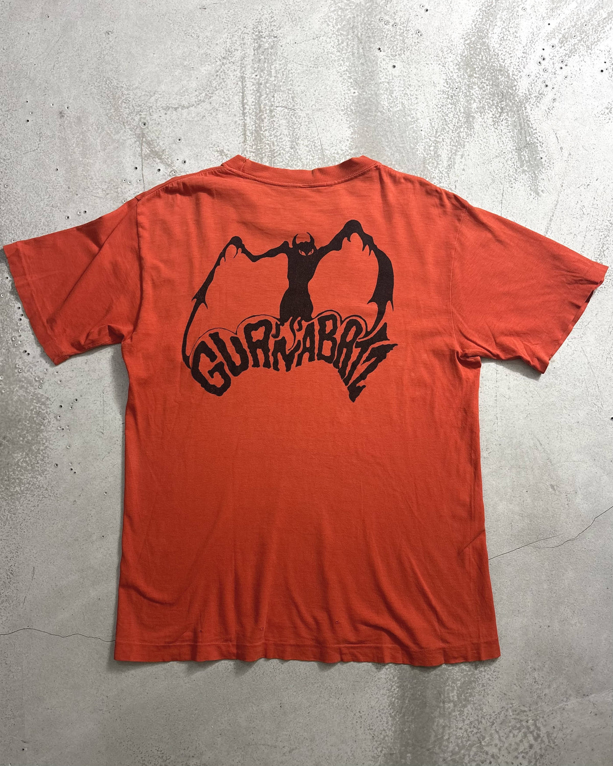 80's Guana Batz Black devil バンドTシャツ 両面プリント グアナ バッツ