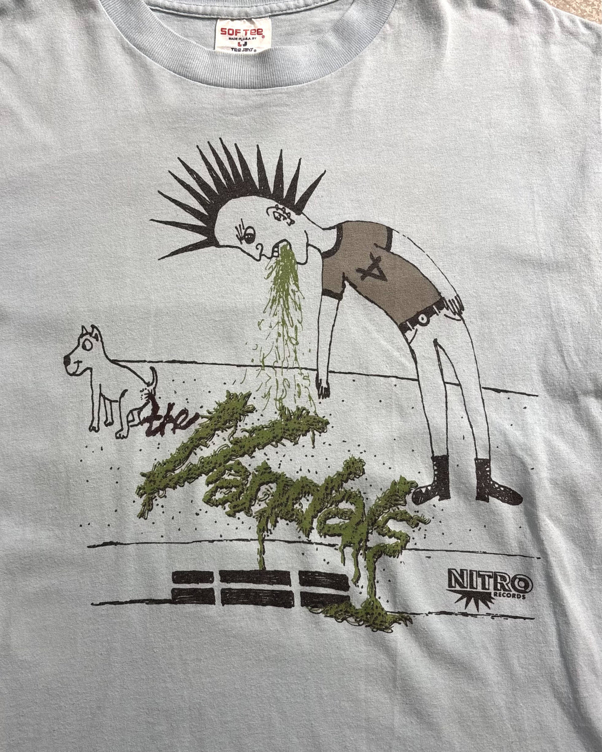 90's The Vandals パンクバンド Tシャツ 両面プリント 表記L USA製 ヴァンダルズ