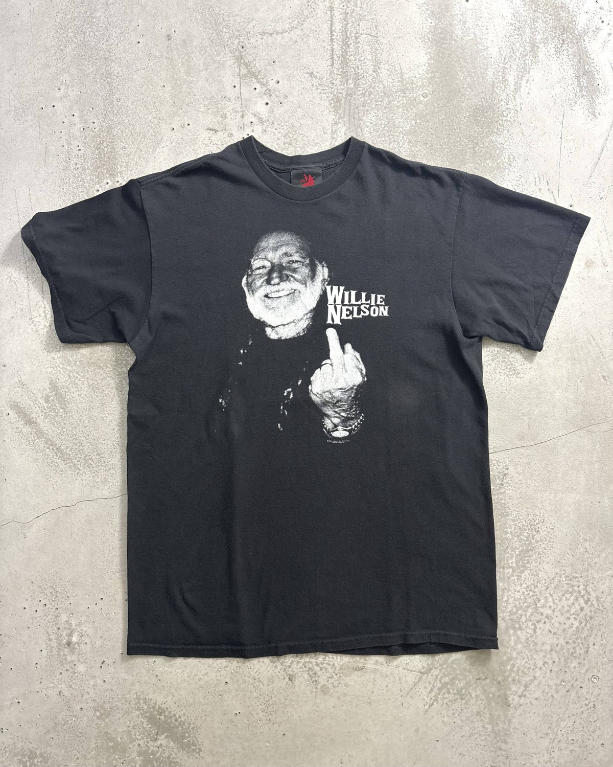 90's Willie Nelson ミュージシャンフォトTシャツ 表記L USA製 ウィリー ネルソン