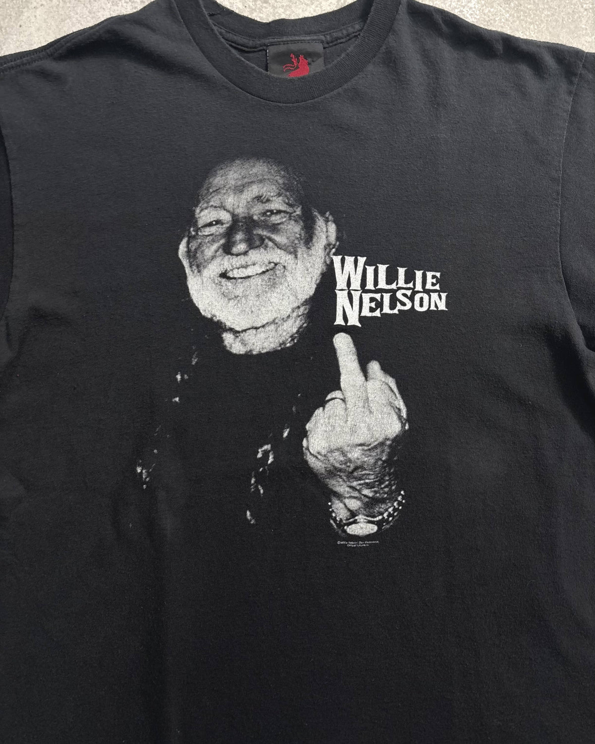 90's Willie Nelson ミュージシャンフォトTシャツ 表記L USA製 ウィリー ネルソン