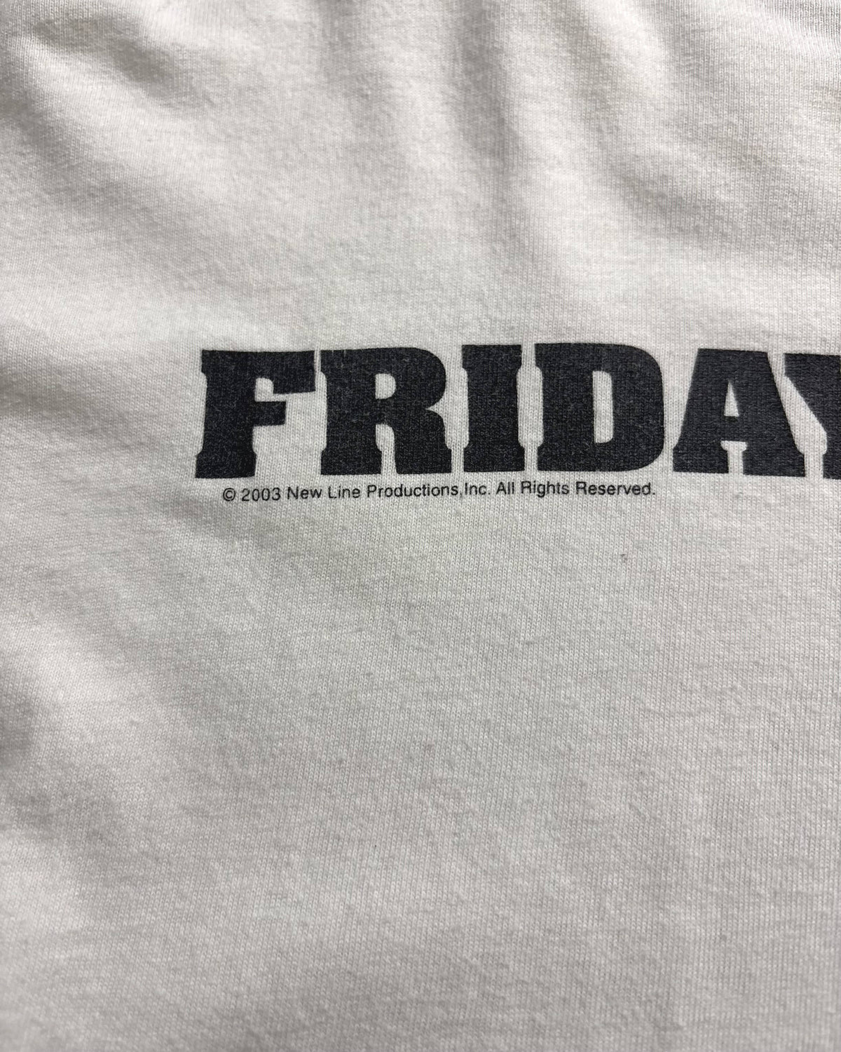 00s Friday the 13th Movie T-Shirt Double Sided Print Tagged M Made in USA Friday the 13th Jason