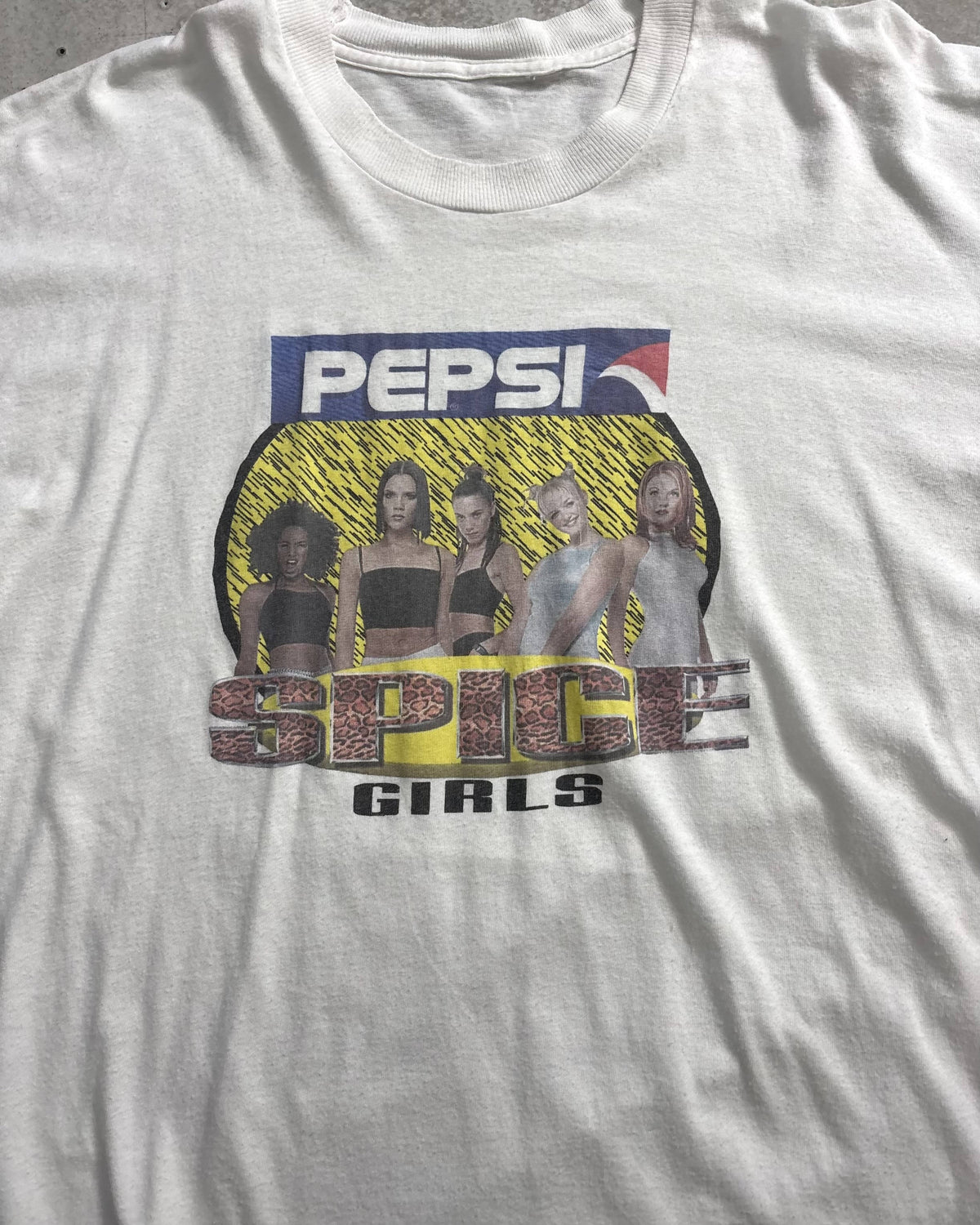 90's SPICE GIRLS x PEPSI プロモTシャツ ガールズグループ コラボ スパイスガールズ