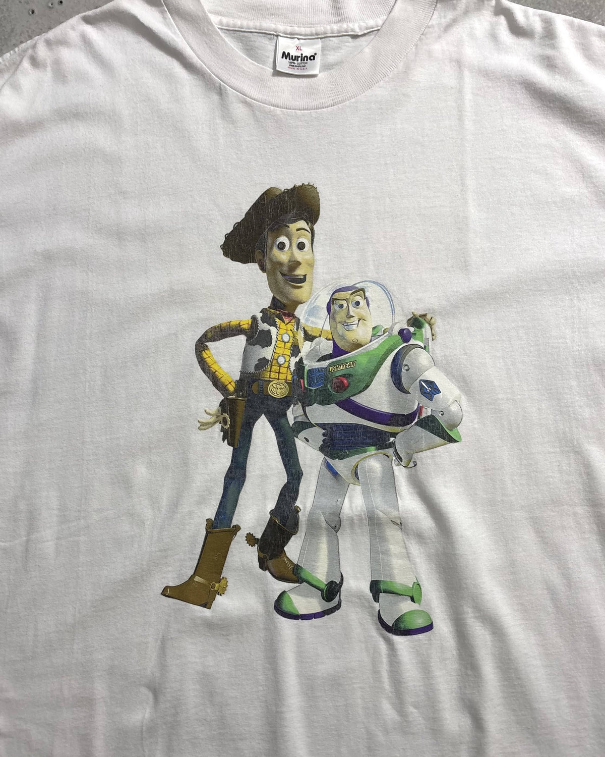 90's Toy Story キャラクターTシャツ Siggraph 95 両面プリント 表記XL USA製 ウッディ バズ トイストーリー
