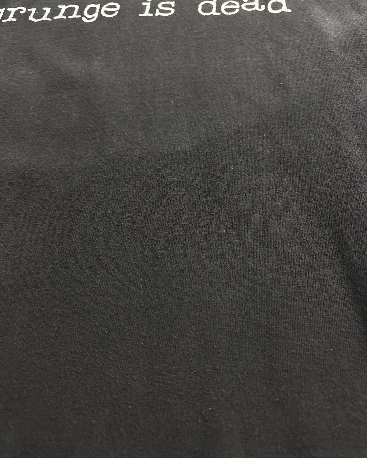 90's "grunge is dead" メッセージTシャツ 表記S メキシコ製 グランジイズデッド