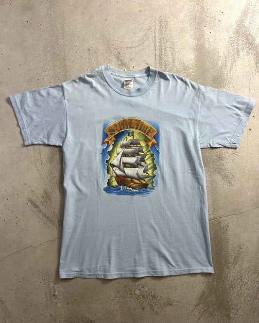00's SUBLIME "Opie Ortiz" バンドTシャツ アート 海賊船 表記M　サブライム