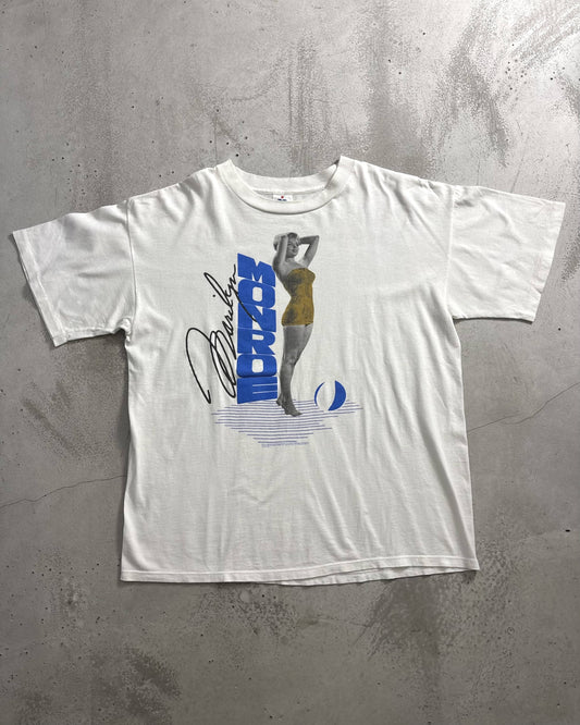 90's Marilyn Monroe ミュージックTシャツ 表記L USA製 マリリンモンロー 水着