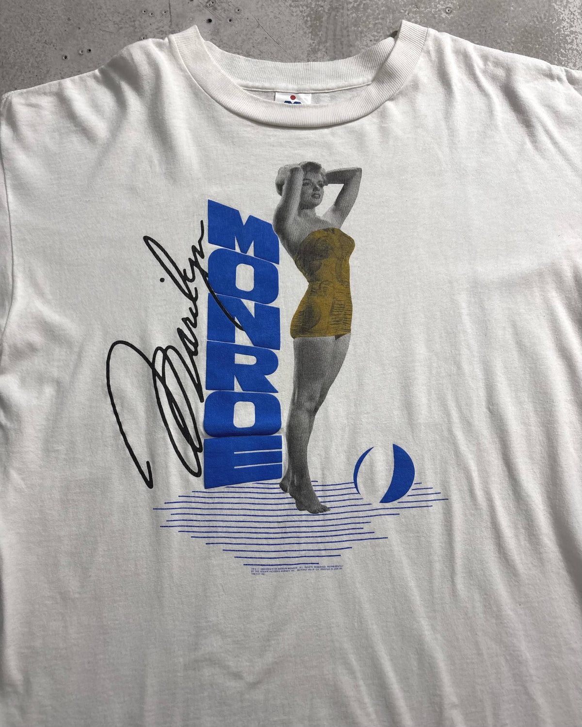 90s Marilyn Monroe Music T-shirt, Size L, Made in USA, Marilyn Monroe Swimsuit