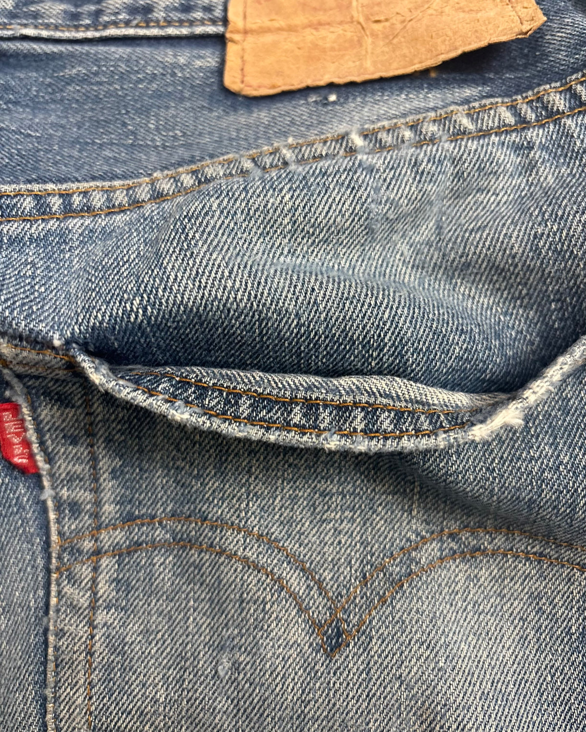 60's Levi's 501 BIGE ボタン裏6 ウエストチェーン 平行ステッチ W30 L26 リーバイス