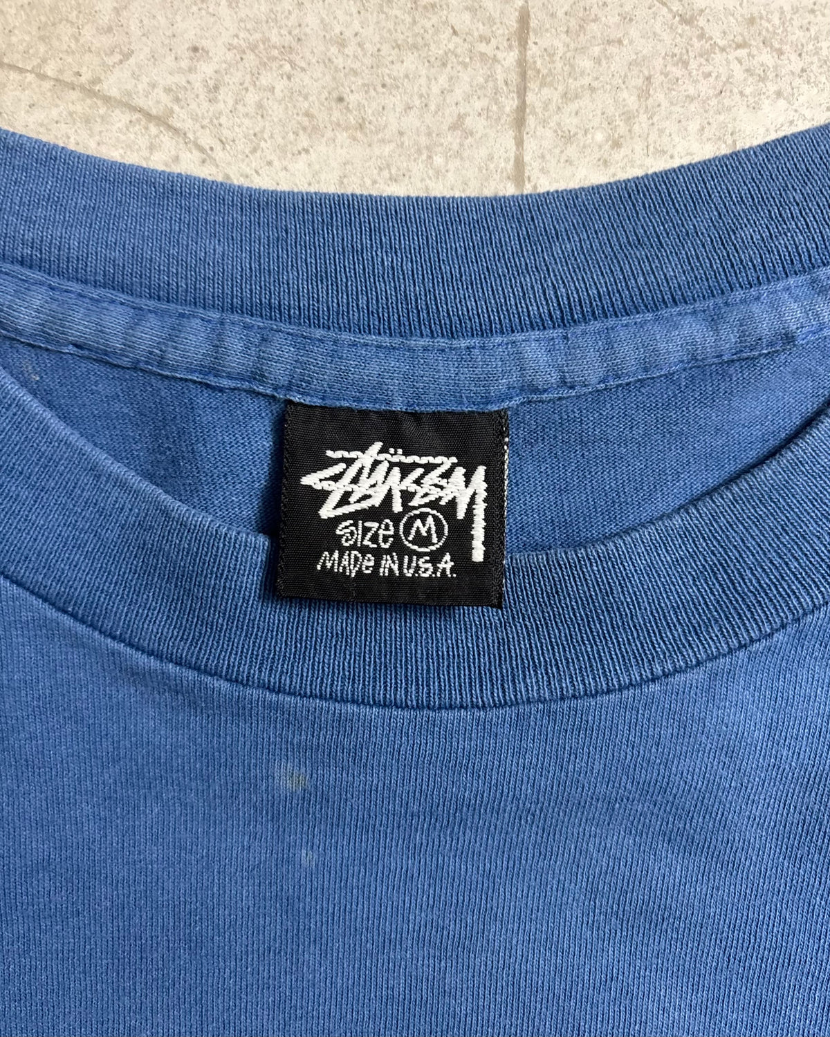 80's Stussy "Sword & Shield" プリントTシャツ Oldstussy 両面プリント 表記M USA製 ステューシー