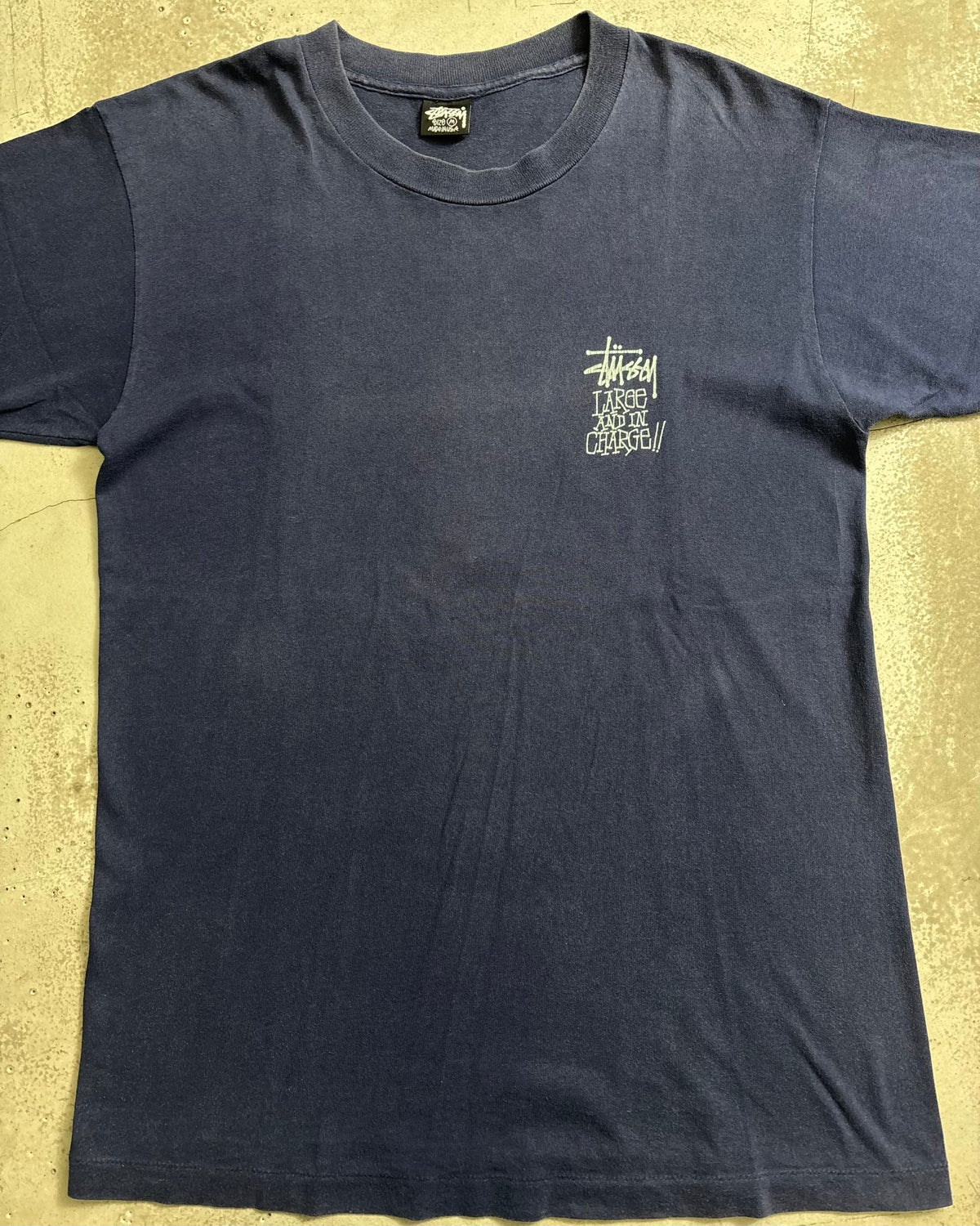 90's Stussy "Elephant" アートTシャツ Oldstussy 両面プリント 表記M USA製 ステューシー