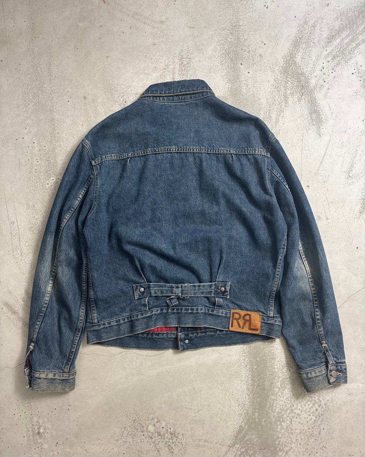 90's RRL Ralph Lauren "2nd" デニムジャケット 三ツ星タグ 表記M USA製 ダブルアールエル ラルフローレン