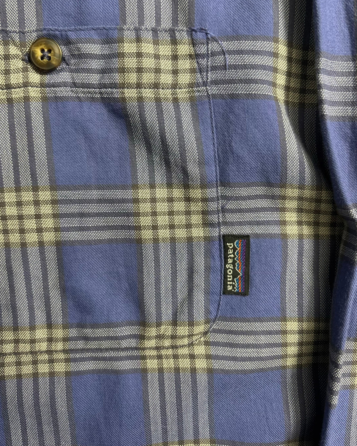 90's Patagonia 長袖チェックシャツ 98年製 表記M ポルトガル製 パタゴニア