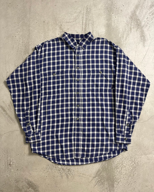 90's Patagonia 長袖チェックシャツ 99年製 表記M ポルトガル製 パタゴニア