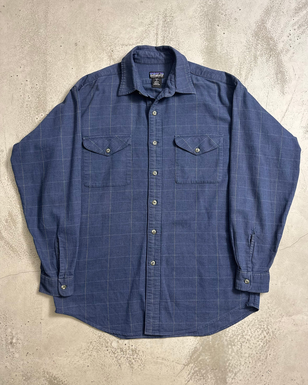 90's Patagonia フランネルシャツ 表記M ルーマニア製 パタゴニア