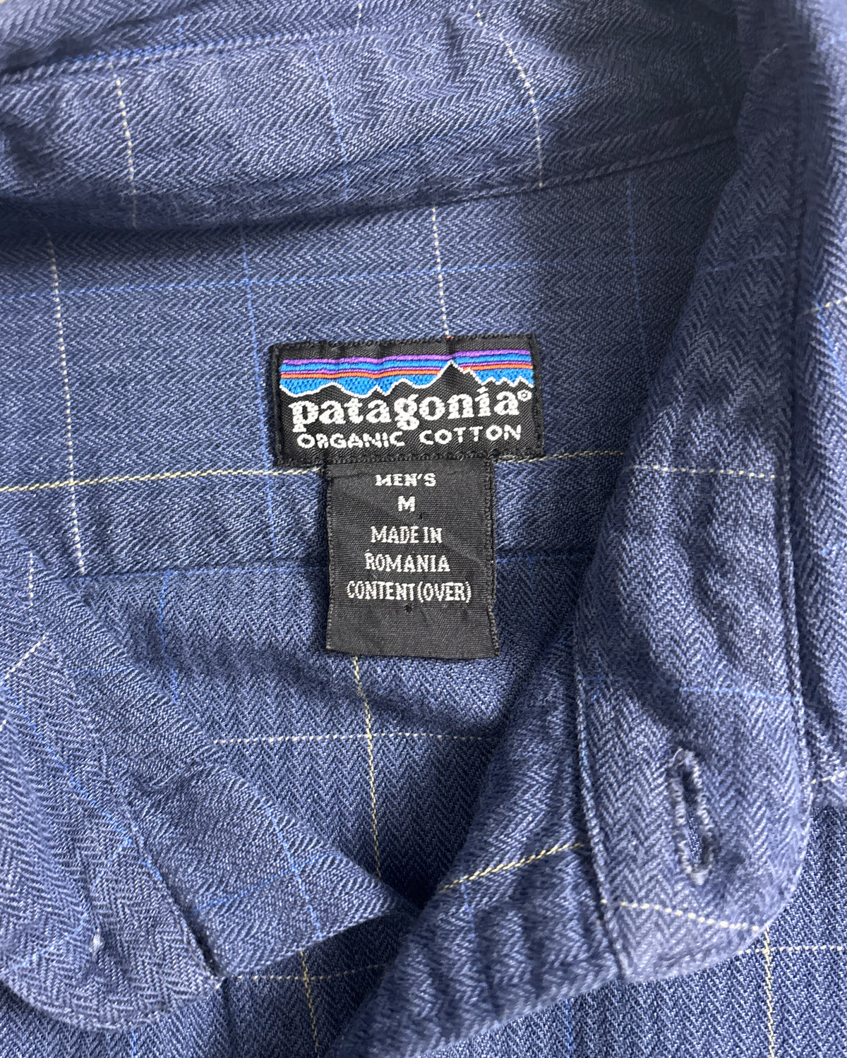 90's Patagonia フランネルシャツ 表記M ルーマニア製 パタゴニア